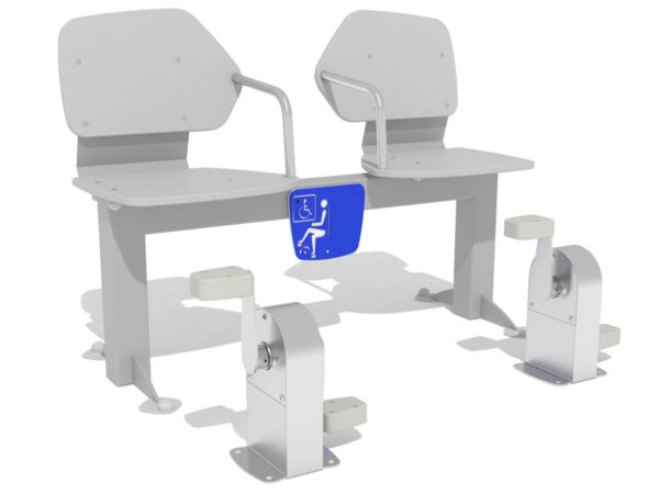 7135 Bank met dubbele pedalen