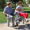 7135 Bank met dubbele pedalen
