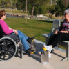 7135 Bank met dubbele pedalen