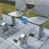 7135 Bank met dubbele pedalen