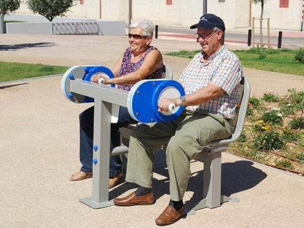 7160 Bank met dubbele Armfiets