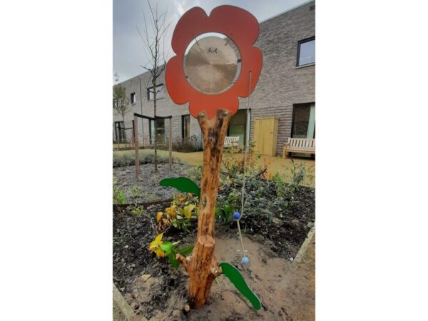 B17-A Zingende Bloem verrijdbaar