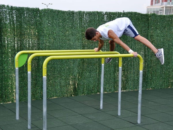 7422 Triple parallel bars 1200mm