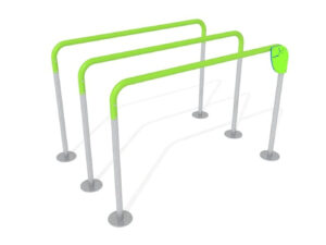 7422 Triple parallel bars 1200mm