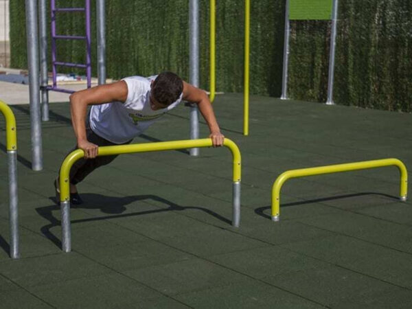 7430 Triple push up bar 35-60-90 cm