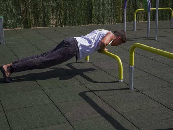 7430 Triple push up bar 35-60-90 cm