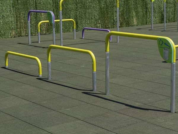 7430 Triple push up bar 35-60-90 cm