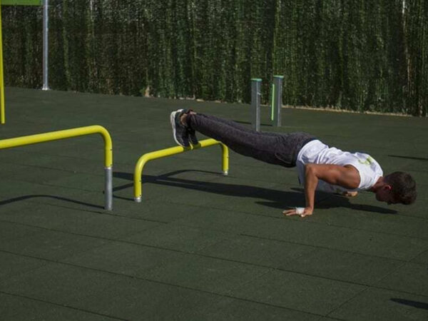 7430 Triple push up bar 35-60-90 cm