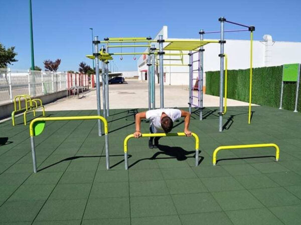 7430 Triple push up bar 35-60-90 cm