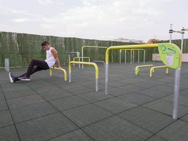 7430 Triple push up bar 35-60-90 cm