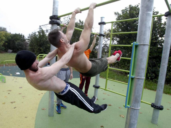 7473 Set STREET WORKOUT 4 posts