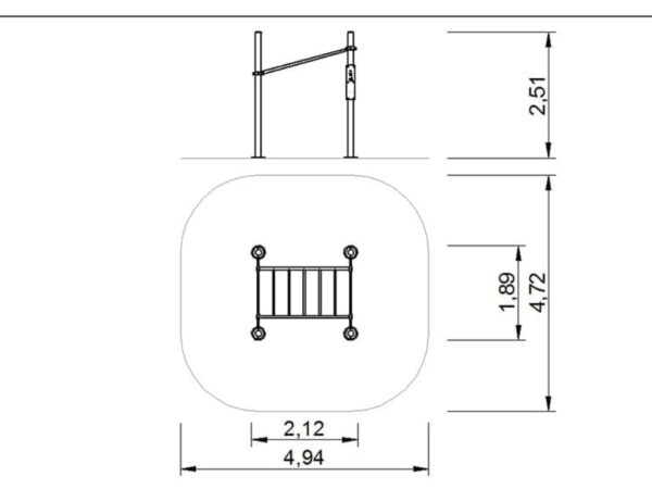 7474D Brachiation Ladder