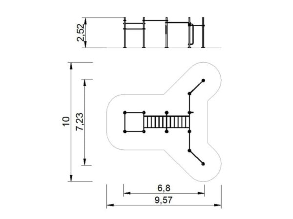 7481 plano 7481 Set STREET WORKOUT 12 posts