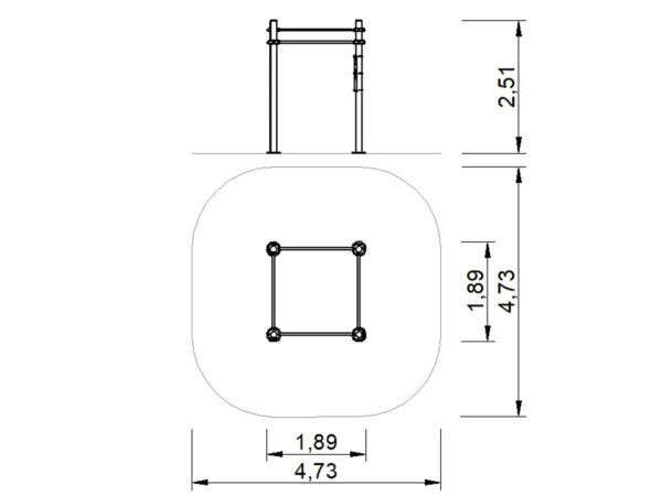 7499-01 Set STREET WORKOUT 4 bars