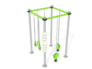 7491 NIEUW: Cross Training Box met kettlebells en ropes