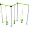 7492 NIEUW: Cross Training ZIG ZAG met 3 kettlebells