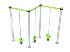 7492 NIEUW: Cross Training ZIG ZAG met 3 kettlebells