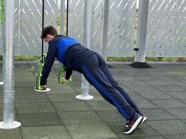 7493 NIEUW: Cross Training ZIG ZAG met 3 suspension ropes