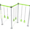 7493 NIEUW: Cross Training ZIG ZAG met 3 suspension ropes