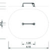 7412 Push up bar 350mm