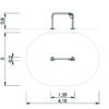 7416 Push up bar 900mm