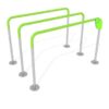 7422 Triple parallel bars 1200mm