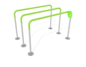 7422 Triple parallel bars 1200mm