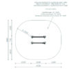 7424 Parallel bars 350 mm