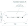 7430 Triple push up bar 35-60-90 cm