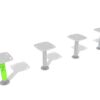 7438 Balance jump platforms, 4 st.