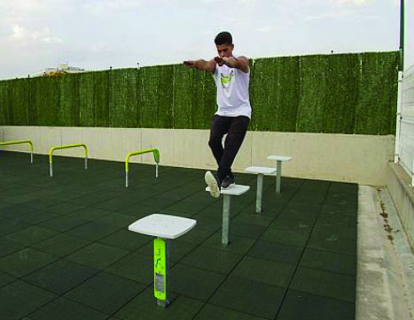 7438 Balance jump platforms, 4 st.