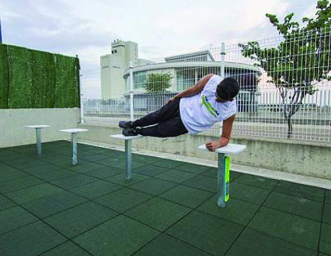 7438 Balance jump platforms, 4 st.