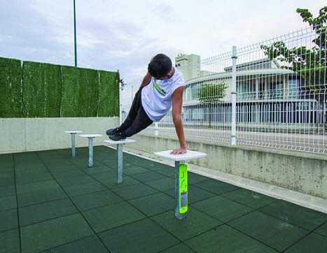 7438 Balance jump platforms, 4 st.