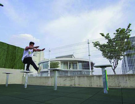 7438 Balance jump platforms, 4 st.