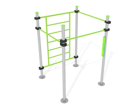 7473 Set STREET WORKOUT 4 posts
