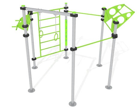 7478 STREET WORKOUT hex. 6 posts