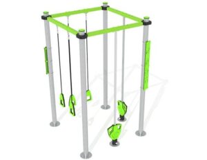 7491 NIEUW: Cross Training Box met kettlebells en ropes