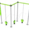 7492 NIEUW: Cross Training ZIG ZAG met 3 kettlebells