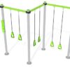 7493 NIEUW: Cross Training ZIG ZAG met 3 suspension ropes