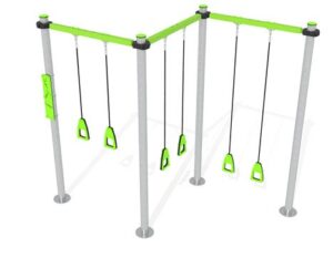 7493 NIEUW: Cross Training ZIG ZAG met 3 suspension ropes