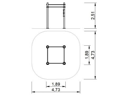 7499-01 Set STREET WORKOUT 4 bars