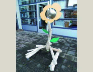 B17-A Zingende Bloem verrijdbaar