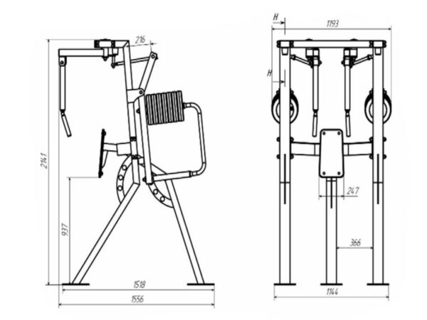 R02 Rear Shoulder Deltoid machine