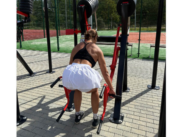 R08 Deadlift Shrug Lunge machine