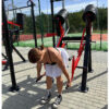 R08 Deadlift Shrug Lunge machine