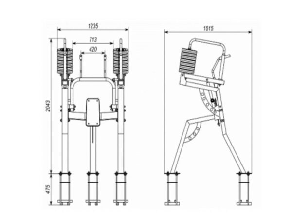R10 Abdominal machine