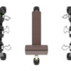 R11-1 Bank met dumbells 2*10 kg/ 2*14 kg/ 2*18 kg