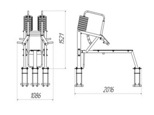 R12 Bench Press machine