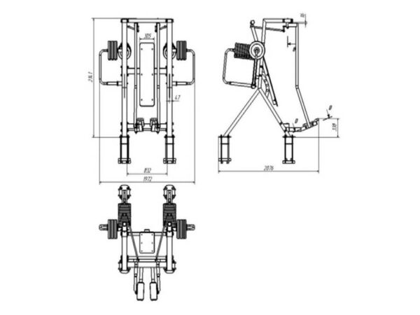 R17 Leg adductor machine