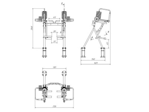 R20 Standing Leg Extension machine